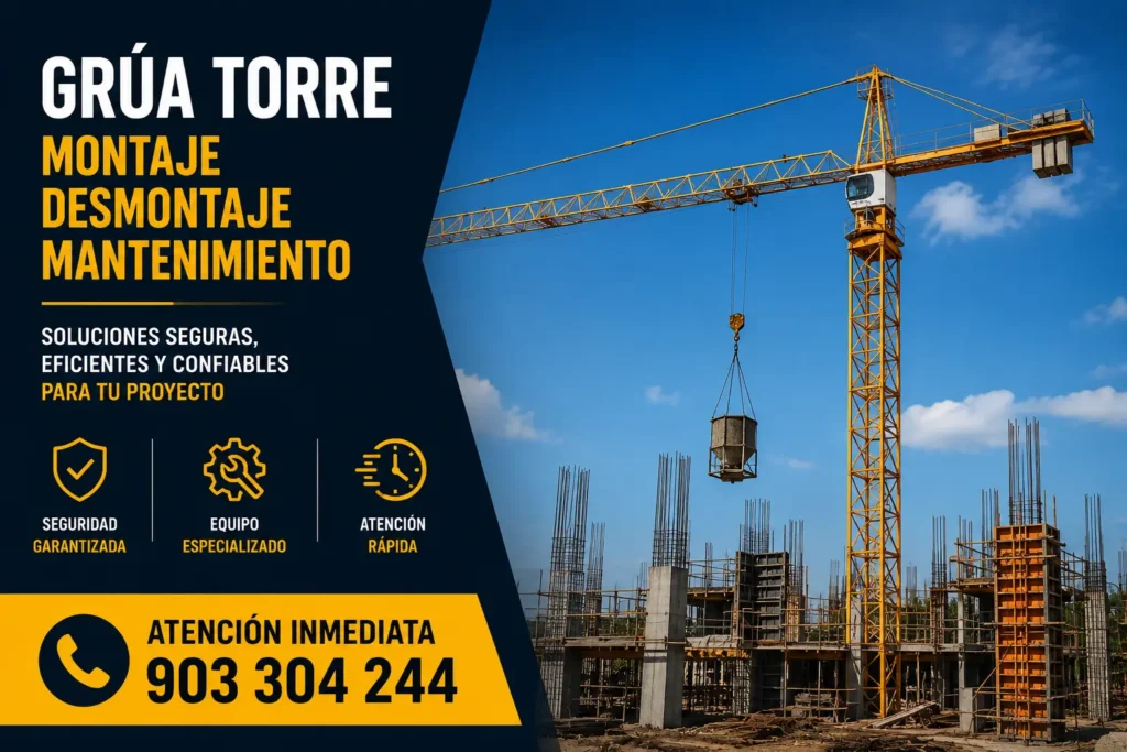 Grúa torre – Montaje – Desmontaje – Mantenimiento